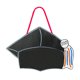 thumbnail image 2 of 2022 Nueva temporada de graduación Adorno colgante de madera de graduación cuadrada Wmkox8yii HKAHFKAH671, 2 of 7