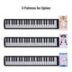 thumbnail image 2 of Piano electrónico portátil plegable K5 con diseño de tigre - 49 teclas de silicona, 8 tonos y 6 canciones demo, batería recargable de 360mAh, efectos de eco y vibrato, salida de audio para, 2 of 6