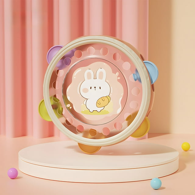EGNMCR Pool Toys, Children's Toys Hand Clapping Drums Shaking Bells Educational Early Education Grasping Percussion Instruments For Infants And Young Children Hand clapping drums and ringing bells
