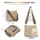 thumbnail image 2 of Bandolera Viva Terry de piel vegana con hombros a la moda, 2 of 6