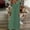 Green, variant on Lenago Casual Dresses for Women Plus Size Fashion Winter Casual V-Neck Long Sleeve Button Long Dress Beach Vacation Dress
