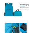 thumbnail image 2 of Portable Outdoor Travel Backpack Anti Theft Waterproof Pack Hiking Daypack Folding School Bag, 2 of 8