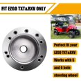 thumbnail image 4 of HAHDAXIA EZGO Steering Wheel Adapter fit EZGO TXT&RXV Golf Cart Steering Wheel Adapter Chrome Hub(Silver), 4 of 7
