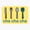 1pcs, variant on Fork Spoon Spatula Song Vinyl Decal Sticker