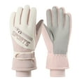 thumbnail image 2 of Women's Winter Fleece-Lined Touchscreen Waterproof Gloves for Outdoor Cycling and Skiing, 2 of 7
