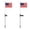 🔥 B_New, variant on onlyliua 2pcs Solar-Powered Flag Floor Lamps 27.6in Outdoor Stake Lights American Flag LED Solar Pathway Lanterns Waterproof Yard Lighting for Independence Day Fourth of July Patio Decor
