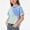 Blue, variant on Babcutegg Kids Tie-Dye Short Sleeve T-Shirt – Casual Summer Cotton Top with Round Neck, Breathable Lightweight Outerwear for Everyday Wear Yellow Size 9-10