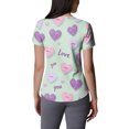 thumbnail image 4 of Valentine Day Nursing Scrubs Womens V Neck Medical Love Heart Print Quick Dry Uniforms Short Sleeve Plus Size Scrubs with Pockets Vermilion L, 4 of 5