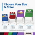 thumbnail image 6 of Seat Sack Student Chair Storage Pocket - 19", Single Pocket, Classroom Organizer for Student Desks, Durable Over-the-Chair Storage, Purple, 10-Pack, 6 of 9