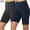 Navy#2, variant on LEBONYARD Women's Summer Lounge Yoga Shorts Comfort Fit,2PC Women's Fashion Solid Color Leggings with Yoga Sport Elastic Quarter Pants Shorts Leggings Blue L