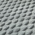 thumbnail image 5 of (3 pack) Mainstays Soft Silver Plush Tile Bubble Bath Rug Set, 2-Piece, 5 of 5