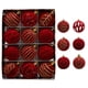 thumbnail image 2 of 12 piezas de adornos navideños de terciopelo para árbol de Navidad, bolas navideñas flocadas, adornos navideños para colgar en el árbol de Navidad, 2 of 5