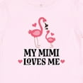 thumbnail image 4 of Inktastic My Mimi Loves Me Flamingo Girls Baby T-Shirt, 4 of 5