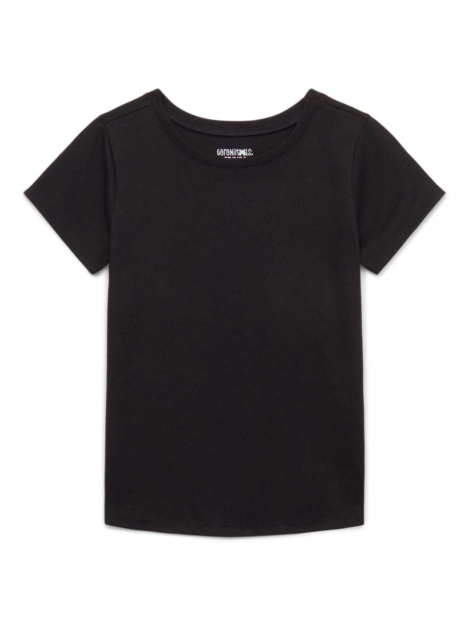 Garanimals Toddler Girl Core Short Sleeve Tees Multipack, 4-Pack, Sizes 18M-5T