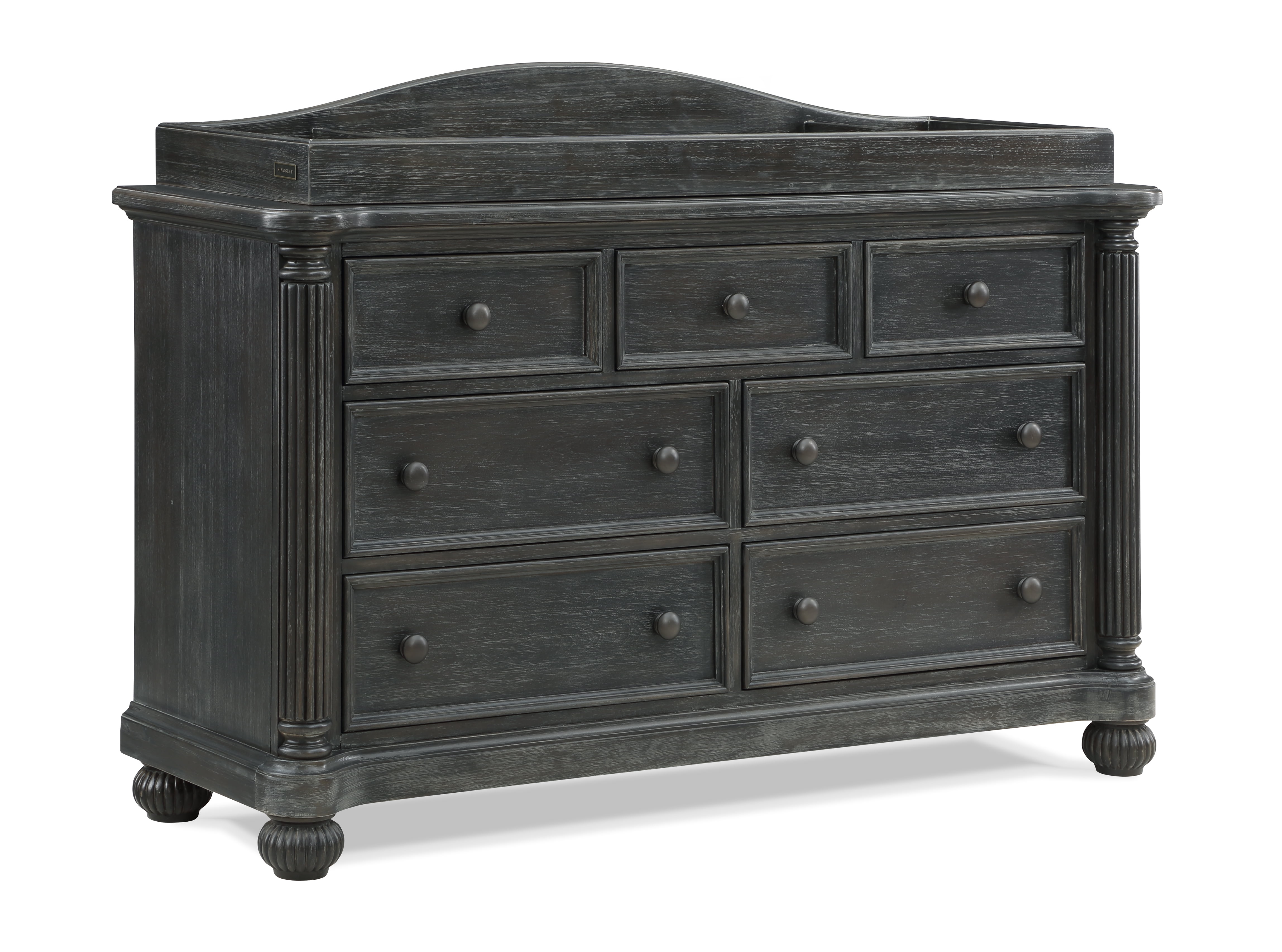 Kingsley Charleston 7 Drawer Dresser in Weathered Woodland