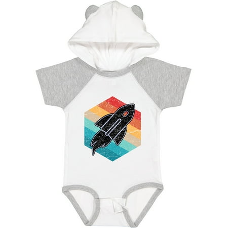 

Inktastic Rocket Ship Retro Space Gift Baby Boy or Baby Girl Bodysuit