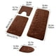 thumbnail image 4 of Xihbxyly Alfombrilla de Baño de Espuma Viscoelástica, Suave y Absorbente, Antideslizante, Lavable a Máquina, Ideal para El Baño y La Ducha, Colección de 4 Piezas., 4 of 7