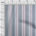 thumbnail image 1 of oneOone Tissu Polyester Lycra Multicolore Rayé Tissu de Couture BTY 56 Pouces de Large, 1 of 3