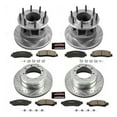 thumbnail image 3 of PowerStop Front and Rear Z23 Evolution Sport Carbon-Fiber Ceramic Brake Pad and Drilled & Slotted Rotor Kit Fits: FORD Select Models K6527, 3 of 10