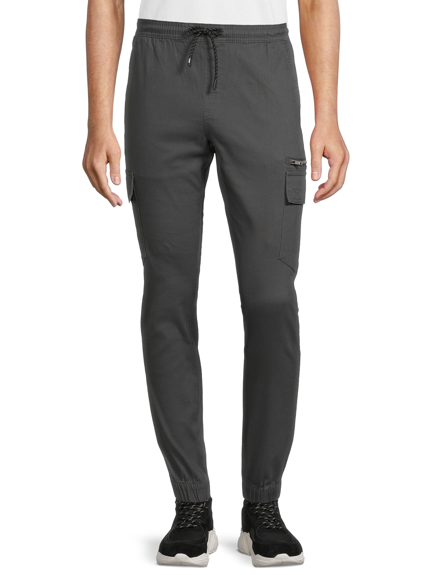 Tony Hawk Men's Straight Twill Cargo Joggers, Sizes S-XL - Walmart.com