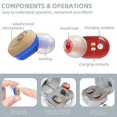 thumbnail image 2 of Rechargeable Digital Hearing Aids - with Charging Case, Hearing Amplifier for Elderly, Audifonos, 2 of 2