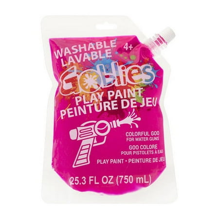 Goblies Pink Play Paint for Water Guns, 25.3 fluid ounces