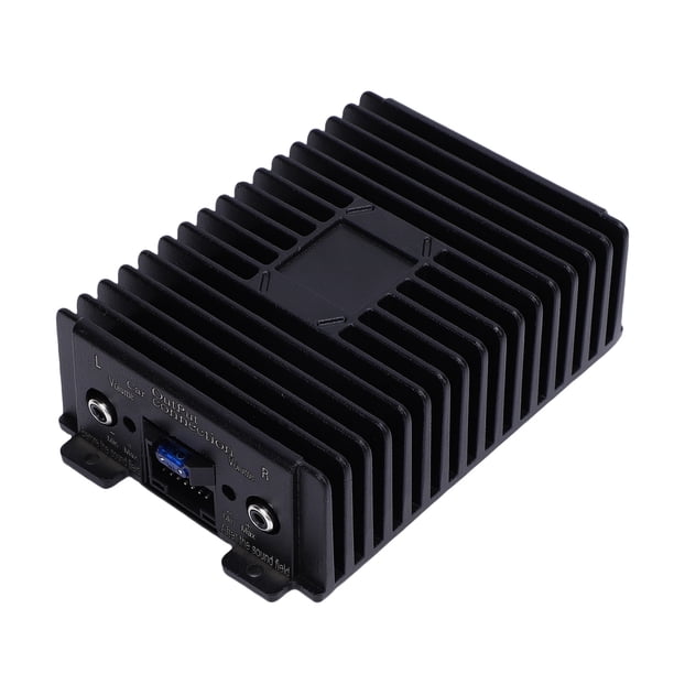 Amplificador De Potencia Para Reproductor De Automóvil, Procesamiento De Señal Digital Amplificador De Subwoofer De aleación De Aluminio Diseño Ranurado 4 Canales Para