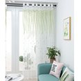 thumbnail image 4 of Window Curtain Fashion Leaf Embroidery Decorative Voile Curtain Sheer Curtain, 4 of 10
