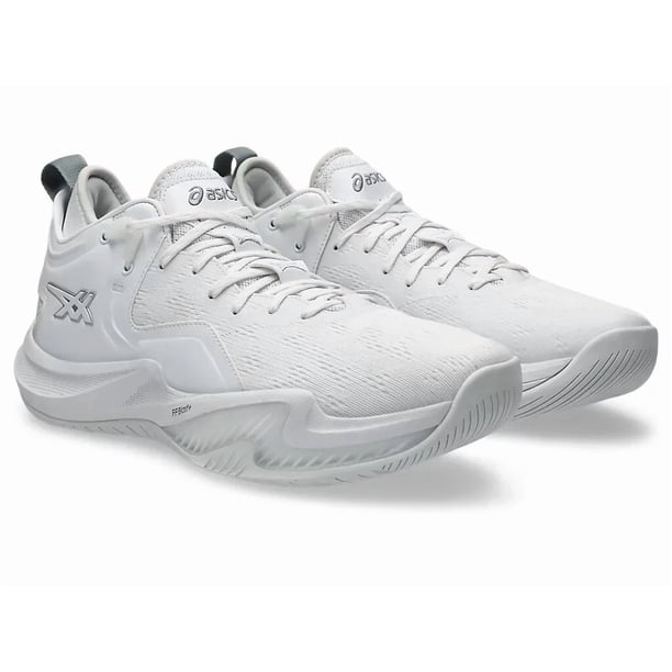 ASICS NOVA SURGE LOW 2 1061A051 100 White Pure Silver Basketball Shoes