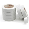 thumbnail image 3 of Viaky 6 Pack Electrical Tape 0.6" x 50' Industrial Duct Tape Rolls, Rated to 176 Degrees & 600 Volts, Vinyl Insulating Sticky Backing, Perfect for Electric Wiring Projects (6 White), 3 of 6