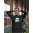 thumbnail image 2 of Cool Retro Van Sweatshirt Women -GoatDeals Designs, Female 4X-Large, 2 of 4