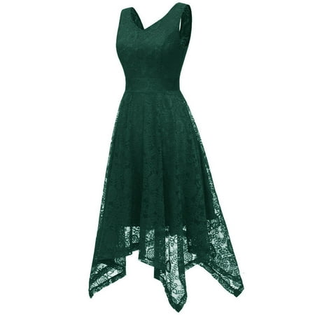 

Long Sleeve Dress for Women Women V-Neck Lace Color Block Draped Patchwork Cute Party Evening Formal Dress Maternity Dress Sweater Dress for Women Sweater Dress On Sale Green S