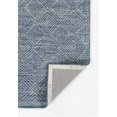 thumbnail image 5 of Momeni Mallorca Hand Hooked Wool Geometric Denim Area Rug 5' X 8', 5 of 6