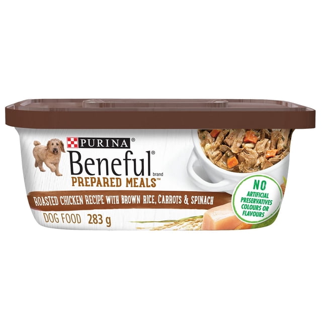Beneful Repas Préparés Recette de Poulet Grillé, Nourriture Humide pour Chiens 283 g