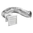 thumbnail image 1 of Lambro 1379W 4-In. x 8-Ft. UL 2158A Transition Duct Louvered Vent Kit, 1 of 2