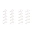 thumbnail image 3 of Maytalsory 10 Pieces Easel Stands Dish Plate Picture _S Frame Holder Photo Rack White L 10 Pcs 2Set, 3 of 6