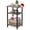Grey/1P, variant on LANKANG 3 Tier Adjustable Height Coffee Table Multifunctional Storage Shelf Space Saving Bedside Table for Living Room Bedroom Office