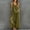 Army Green, variant on IUYRTFE Women's V Neck Sleeveless Top and Wide Leg Pants Set Drawstring Waist Cotton Linen Lounge Outfit