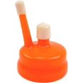 thumbnail image 3 of Twin Bubble Airlock avec Capuchon Carboy Orange Universel, 3 of 3