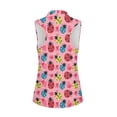 thumbnail image 3 of Uorisanigo Cute Ladybug Women's Golf Sleeveless Shirt Comfortable Fashionable Women's Dry-Fit Golf Shirts with 1/4 Zipper Casual Workout Tank Tops, 3 of 7
