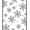 White, Pattern 1, variant on ODIKA 2x3 Machine Washable Non-Slip Area Rug, Elegant Snowflake Festive Holiday Sequin Plush Decoration High Traffic Rug, White, 608008