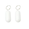 thumbnail image 2 of Anillo de llavero flotante Figuración secundaria anti-perdida Peso ligero sólido Llavero de color brillante para la navegación surfeando deportes al aire libre White2pcs Eigraketly OD019474-03, 2 of 7