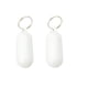 thumbnail image 2 of Anillo de llavero flotante Figuración secundaria anti-perdida Peso ligero sólido Llavero de color brillante para la navegación surfeando deportes al aire libre White2pcs Vogacara OD019474-03, 2 of 7