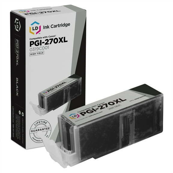 LD Compatible Ink Replacement for Canon PGI-270XL 0319C001 HY Pigment Black