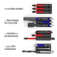 thumbnail image 2 of 2PCS Magnetic Bit Holder with Adhesive for Impact Drivers Drills for Screwdriver Bits Holder Drill Power Tool Parts, 2 of 5