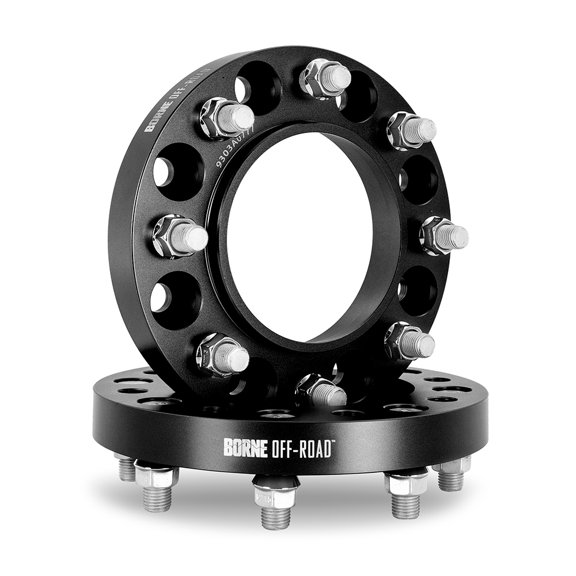 Borne Off-Road Wheel Spacers  8x165.1  116.7 Center Bore  M14x1.5  32mm  Black