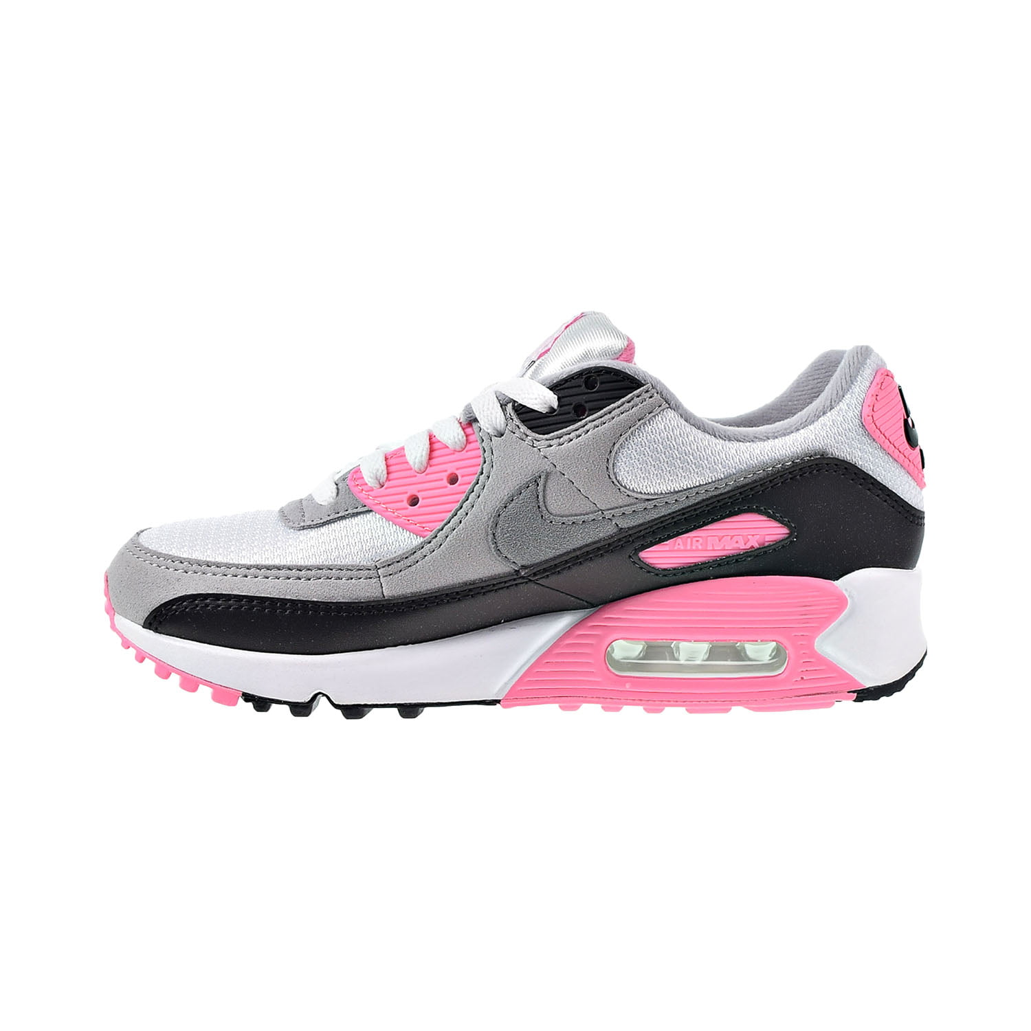Nike Air 90 Shoes Grey-Rose Pink-Black cd0490-102 - Walmart.com