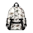 thumbnail image 3 of Dinosaur Names Circular Chart Pattern Cute School Backpack Bag for School with Padded Back and Adjustable Shoulder Straps 15.25"x11.5"x5.25", 3 of 5