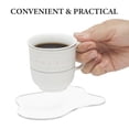 thumbnail image 4 of GOOHOCHY 2 posavasos de acrílico transparente irregulares para taza de café de escritorio, 4 of 8