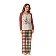 thumbnail image 4 of Lvotionpl 2026 Family Christmas Pajamas Matching Sets, Matching Family Christmas Pjs Long Sleeve Top & Pants Set Matching Holiday Family Pajama Xmas Sets, 4 of 5